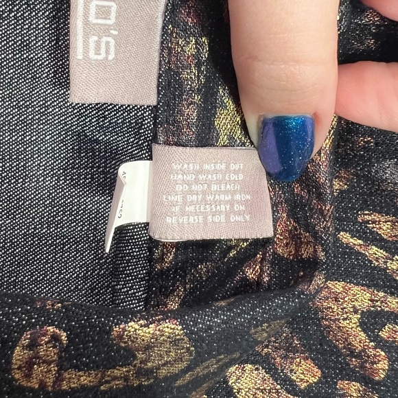 Chico’s Metallic Leopard Jacket - gold/black, size 1 (M/8) - Picture 4 of 11